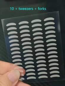 隐形双眼皮贴 防水透明 无胶眼部化妆配件 自然无痕 防汗 妆容 - 裸色 - 查看 9