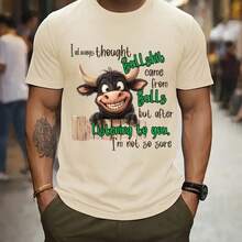 1pc  1/2/3PCS Funny Cow Slogan Design DIY Clothes Iron-On Stickers, Heat Transfer Prints, Suitable For T-Shirts, Jeans, Backpacks, And Garment Decoration - 彩色 - 查看 7