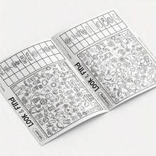 Interactive Treasure Hunt Game Book / Enhance Brain Skills With Sudoku Puzzles, Memory & Color Recognition / Durable Travel Educational Cards For Home And School Use / Perfect Gift For Thanksgiving, Christmas, And New Year / Find The Difference Book, Find The Difference 2 / Colouring Book, Drawing Book - Multicolor - View 6