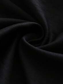 Women's Casual Solid Color Long Sleeve Shirt Black Spring - Black - View 8