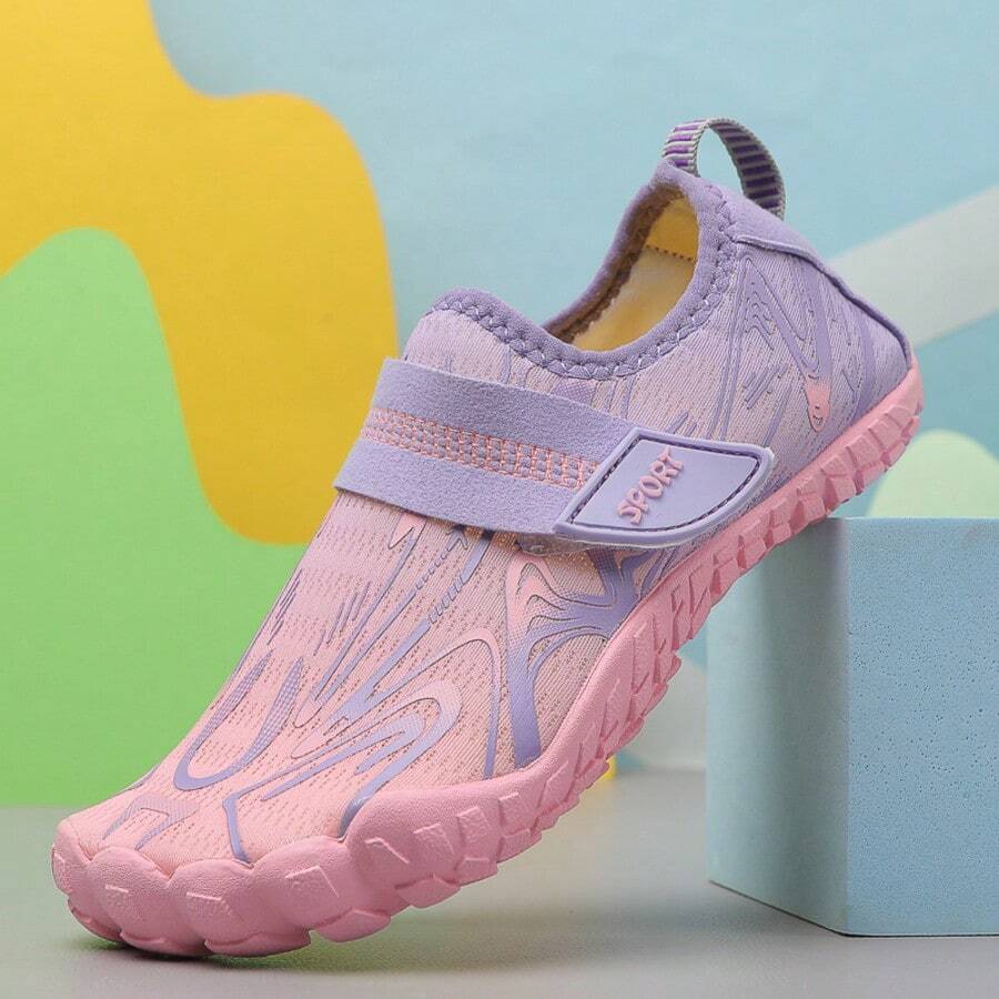 Women's Wide Toe Barefoot Water Shoes, Suitable For Wading, Beach, Swimming, River, Hiking, Surfing, Boating, Fishing, Diving - Mauve Purple - View 1