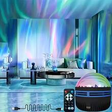 Đèn chiếu bầu trời sao LED RGB, cấp nguồn USB, có điều khiển từ xa, ánh sáng dịu nhẹ có thể điều chỉnh độ sáng, món quà hoàn hảo cho ngày Valentine, cắm trại, tiệc tùng, đèn ngủ phòng ngủ. - ánh sáng màu - Xem 5