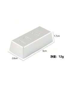 空心仿金条，可用作装饰道具、节日金条、风水招财摆件、吉祥护身符，适合家居和办公室拍照，也是生日、万圣节、圣诞节和新年礼物的理想选择。 - 彩色 - 查看 6