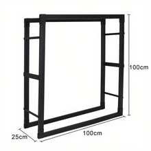 Suportes para lenha - 100 x 100 x 25 cm - Ver 1