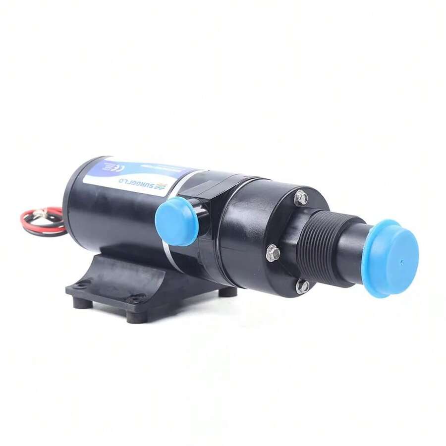 ZhdnBhnos Portable Waste Pump, V Macerator Waste Water Pump, Single Suction  Open Impeller Double Blade Waste Water Pump For Waste Toilet Sewerage Water Marine Boat Caravan RV - Variant,1 - View 1