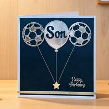 创意气球切割模具、DIY剪贴簿相册和压花模板、贺卡制作工具、卡片纸切割工艺品、礼品卡制作模板模切。