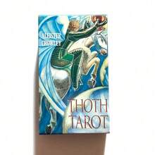 全新西班牙塔罗牌，纸质扑克牌，78张精美插图卡片，适合占卜和游戏，是送给女性的绝佳圣诞节和新年礼物。 - 彩色 - 查看 9