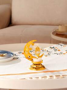 1件/套 星月清真寺烛台。这款烛台由金属制成，固定装饰组合包括“新月（含小空心新月）、五角星和清真寺吊灯”，展现出主题风格，并带有清晰的宗教和文化符号。 - 彩色 - 查看 8