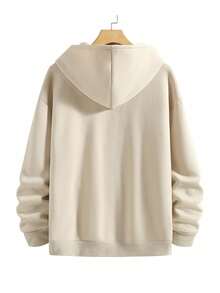 2026 Men's Hoodie-Racing Story Pattern Pullover, Loose Hoodie Sweater In Front Pocket, Suitable For Casual Wear, Birthday Gift For Disney Pixar Fans, Travel Clothes, Playful Design, Comfortable Fabrics, Fan Clothes, Movie Lovers, Home Clothes, Durable Materials, Printed Sweatshirts, Men. - Apricot - View 2