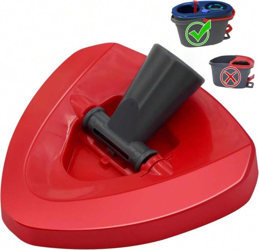 Spin Mop Replacement Head Base Compatible With Ocedar RinseClean 2 Tank System Only Spin Mop Heads Base Replacement For O Cedar Mop Replace Head, Rotating Mop Base For EasyWring RinseClean Spin Mop - MàuD - Xem 1