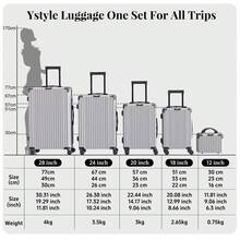 YSTYLE Có nhiều màu sắc để lựa chọn. Được làm từ chất liệu PVC, có khóa số và bánh xe đa năng êm ái, thích hợp để đựng quần áo cho các chuyến công tác, du lịch bụi và du học. - Bạc - Xem 7