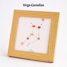 1PC Natural Healing Health Energy Gem The Zodiac Seven Chakra Photo Frame Home Decoration Desktop Decoration Gift - 4-inch Zodiac Photo Frame - View 16