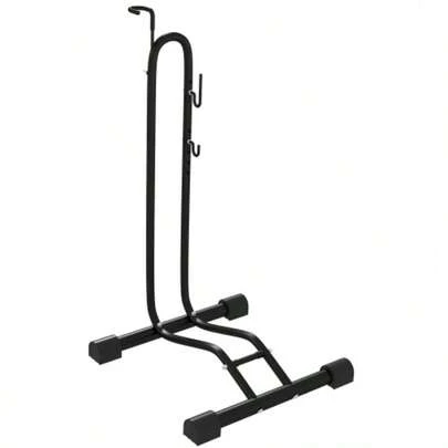 Bicycle Stand, Vertical And Horizontal Bike Rack, Display Stand, Weatherproof, 45 X 44 X 118 Cm, Metal