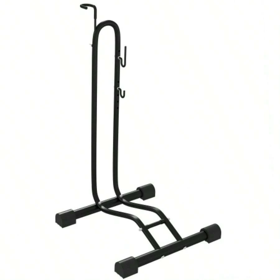 Bicycle Stand, Vertical And Horizontal Bike Rack, Display Stand, Weatherproof, 45 X 44 X 118 Cm, Metal