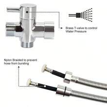 Luxury Handheld Bidet Toilet Jet Spray Muslim Hygienic Shattaf Douche Shower Kit - default - View 9