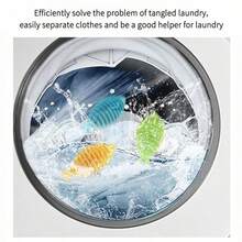 20 quả bóng giặt hình cá nhỏ xinh xắn, giúp quần áo không bị rối, mềm mại và không làm hư quần áo, thích hợp sử dụng tại nhà và khi đi du lịch. - Nhiều màu - Xem 2