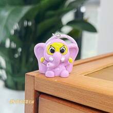 朱迪·尼克毛绒钥匙扣吊坠，学生背包挂饰，女士礼物，收藏娃娃，小礼物，背包配件 - 彩色 - 查看 10