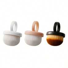 软毛指甲刷 - 温和去除指甲灰尘和碎屑，无香型，符合人体工程学设计，适合美甲师和家庭使用，简约软毛刷 - 彩色 - 查看 2