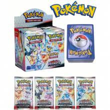 36pcs Pokemon Trading Card Game Booster Pack, Including English Expansion Pack, Battle Cards, Evolution Cards, Trade Cards, Collectible Cards, Toys, Random Styles, Pokemon Collectible Cards, Pokemon Building Borrowed Monster Rare Collectible Cards, Random Pokemon Cards, Pokemon Card Prism - Multicolor - View 4