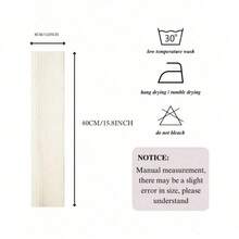 2Pairs Leg Warmers For Women, Cute Knit Leg Warmer Socks For Dance, Fall / Winter - Đen và trắng - Xem 6