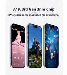 Apple Brand New IPhone 17, 512GB, Unlocked, Excellent Condition, Long-Lasting Daily Battery Life, Reliable & Practical Companion, Exquisite Craftsmanship Design, Dual SIM Dual Standby 5G Smartphone - Green - View 6