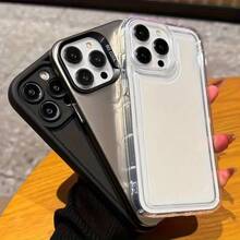三件套手机壳（1个透明防震缓冲壳 + 1个黑色阶梯眼形壳 + 1个灰色硬质软边IMD壳），兼容 7/8/7 Plus/8 Plus/X/XR/XS/XS Max/11/11 Pro/11 Pro Max/12/12 Pro/12 Pro Max/13/13 Pro/13 Pro Max/14/14 Pro/14 Pro Max/14 Plus/15/15 Pro/15 Pro Max/15 Plus/16/16 Pro/16 Pro Max/16 Plus/17/17 Pro/17 Pro Max/Air - 彩色 - 查看 3