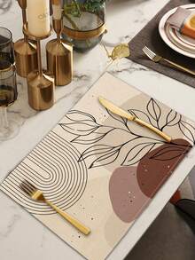 1/2/4/6/8pcs Digital Printed Placemats, Bohemian Pattern Printed Placemats For Dining Table Decor, Suitable For Daily Use, Festivals, Parties, Birthdays, Weddings, Dinners, Kitchen & Dining Room - Multicolor - View 3