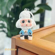 朱迪·尼克毛绒钥匙扣吊坠，学生背包挂饰，女士礼物，收藏娃娃，小礼物，背包配件 - 彩色 - 查看 2