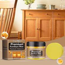 Multi-Purpose Beeswax Furniture Care & Polishing Wax, Cleaning & Renewing - Multicolor - View 5