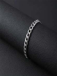 1件装304不锈钢麒麟图案手链，情侣饰品，父亲节礼物，学校主题，低过敏性