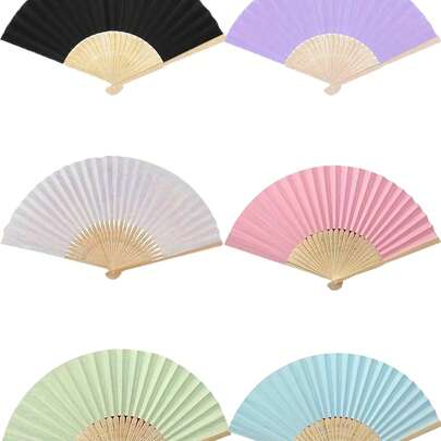 1pc Colorful Foldable Hand Fan, Bamboo Frame Design, Lightweight And Portable, Suitable For Summer Cooling, Home/Office Decor, Wedding Party Favors, Elegant Retro Style, Ideal For Indoor/Outdoor Leisure, Travel, Room Decoration,Cute Stuff,Mother's Day Gift,Bedroom Decor,Garden,Kitchen Decor,Summer,Beach,Travel Essentials,Room Decor,Squishy,Graduation,Outdoor,Garden,Travel Essentials,Portable Essentials,Beach Essentials,Graduation Season,Commencement,Graduation Ceremony,Graduation Gift,Graduation Present,Graduation Gift,Graduation Present,Congrats Grad,Congratulations Graduate,Valedictorian,Finish School,Graduation Party,Outdoor Essentials,Travel Portable,Hiking Essentials,Camping Essentials,Portable Tools,Summer Essentails,Summer Portable