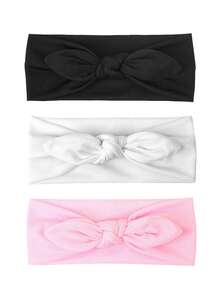 4/1pc Women's Fashionable And Casual Style Rabbit Ear Bow Cross Sports Hair Band, The Hair Band Is Sweat-Absorbing And Comfortable, Suitable For Daily Commuting, Matching With Clothing, Fitness, Outdoor Sports, And Any Scene Women Sweatband Causal Headband Fashion Hair Accessories Elegant Head Sacrf - Multicolor - View 10