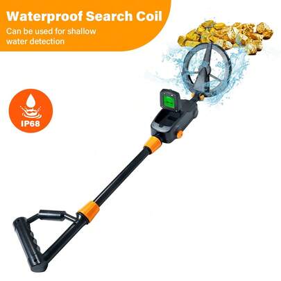 Başlangıç Seviyesindeki Kullanıcılar İçin Uygun Taşınabilir Metal Dedektörü, Hazine Avı, Çim ve Açık Alan Kullanımları İçin İdeal - Hafif, Pille Çalışan Dedektör, Çok Amaçlı Bobin, Geniş Algılama Aralığı, Ev, Okul ve Park Kullanımı İçin Uygundur (Piller Dahil Değildir)