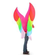 1pc Inflatable Angel Wings Costume, Unisex - Full Body Heart-Themed Fancy Dress, Suitable For Halloween, Carnival, Christmas And Various Events/Parties