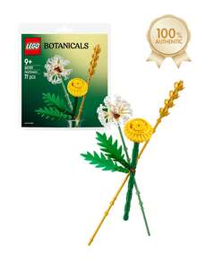 LEGO Bộ lắp ráp hoa dại Botanicals Field Flowers 30701 – Bó hoa dại sống động như thật với bồ công anh và lúa mì, chủ đề âm nhạc/mùa cưới, bộ xây dựng thực vật sáng tạo dành cho trẻ từ 9 tuổi trở lên. - Nhiều màu - Xem 1