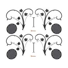 YUNRUX Soporte/Cesta para plantas y flores - Negro - Ver 4
