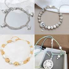 10/15/20/50/100/150/200颗什锦形状镀层CCB珠子吊坠，珠宝制作DIY项链手链耳环配件，隔珠，手工串珠用品，手机挂饰