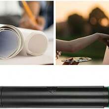 Tubo de pster para documentos, tubo de dibujo telescpico de 19,3 a 43,3 pulgadas, tubo de almacenamiento de plstico engrosado con correa ajustable para almacenar pintura, planos, dibujos, etc. - como se muestra en la figura - Ver 7