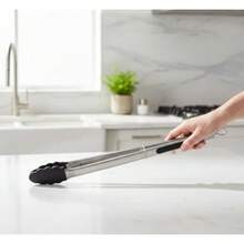 CYPNPinzas de Cocina Profecionales de Acero Inoxidable para Barbacoa Parrilla Ensalada Pinzas de Servir de 41 cm con Mango Antideslizante y Puntas de Silicona Resistente al calor Utensilios de Cocina.Fashion - 224521004 - Ver 7