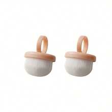 软毛指甲刷 - 温和去除指甲灰尘和碎屑，无香型，符合人体工程学设计，适合美甲师和家庭使用，简约软毛刷 - 彩色 - 查看 6