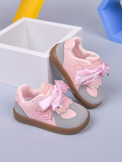 Toddler Girls' Ballet Style Sports Sneakers, Spring/Autumn 2026 New Collection