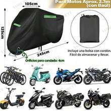 Cubre Moto Impermeable Funda Para Motocicleta Motoneta Xxl - A - Ver 3
