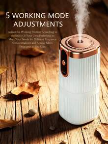 可充电自动香薰机，酒店精油香薰机，持久留香，卧室静音香薰扩散器，办公室电动空气清新剂，浴室除臭，6种精油香型（茉莉、栀子花、薰衣草、真我、香格里拉、山丘）室内长效香薰喷雾。 - 多香型 - 查看 13