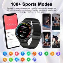 KENPANG 2026 New Men's & Women's GPS Outdoor Sports Smart Watch 1.39" HD AMOLED Full Touch GPS Trajectory 100+ Sports Modes Fitness Tracker Bluetooth Call Voice Assistant 100+ Dials Compatible With IOS & Android - Multicolor - View 5