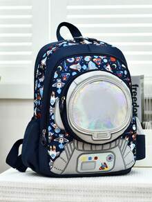 New Cute Cartoon Backpack, School Backpack, Travel Backpack For Back To School Season - Multicolor - View 2