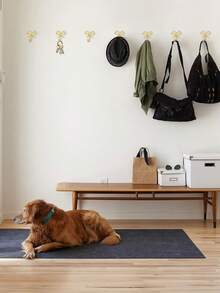 小号金色蝴蝶结壁钩，金色衣帽钩，金属钩，蝴蝶结房间装饰钩，可用于悬挂外套、咖啡杯、帽子、包包、浴巾和房间装饰品 - 彩色 - 查看 6