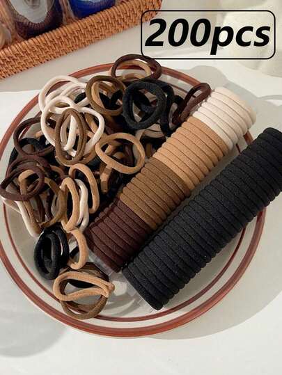 50 Pieces Mixed Color Hair Khaki Nude Color Seamless Hair Rope Hair Tie High Elastic Towel Ring Head Rope Daily Styling Makeup Travel Must-Have Graduation Accessories, Hair Accessories For Women, Hair Tools, Beauty Accessories, Curly Hair Accessories, Hair Accessory, Hair Accessories For Women, Fall, Travel, Hair Tools, Accessories Women, Hair Stuff, Fall, For Women, Travel, Hair Accessories Women, Hair Tools