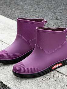 Women Rain Footwear - Purple - View 1