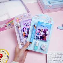 New Cartoon Witch Hunting Themed Stationery Set, Creative High-Quality K-Pop Merchandise, Student Supplies & Journaling Kit - Multicolor - View 4