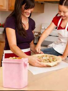 日式便当盒，便携式微波炉适用 - 小麦纤维午餐盒，大容量，适合上班族和学生 - 彩色 - 查看 10